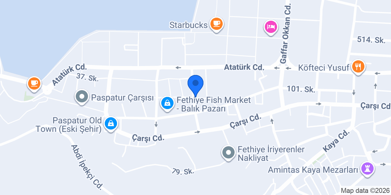 Halkbank Fethiye Şubesi konumu
