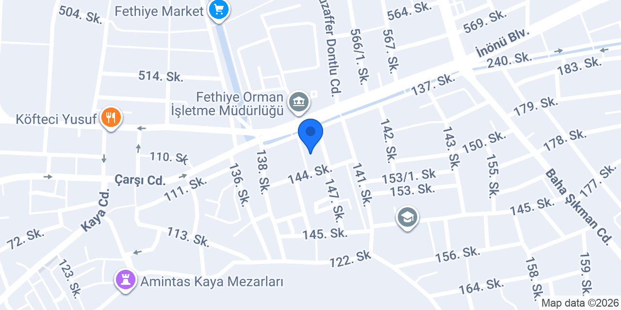 Fethiye Hasanağaoğlu İnşaat konumu