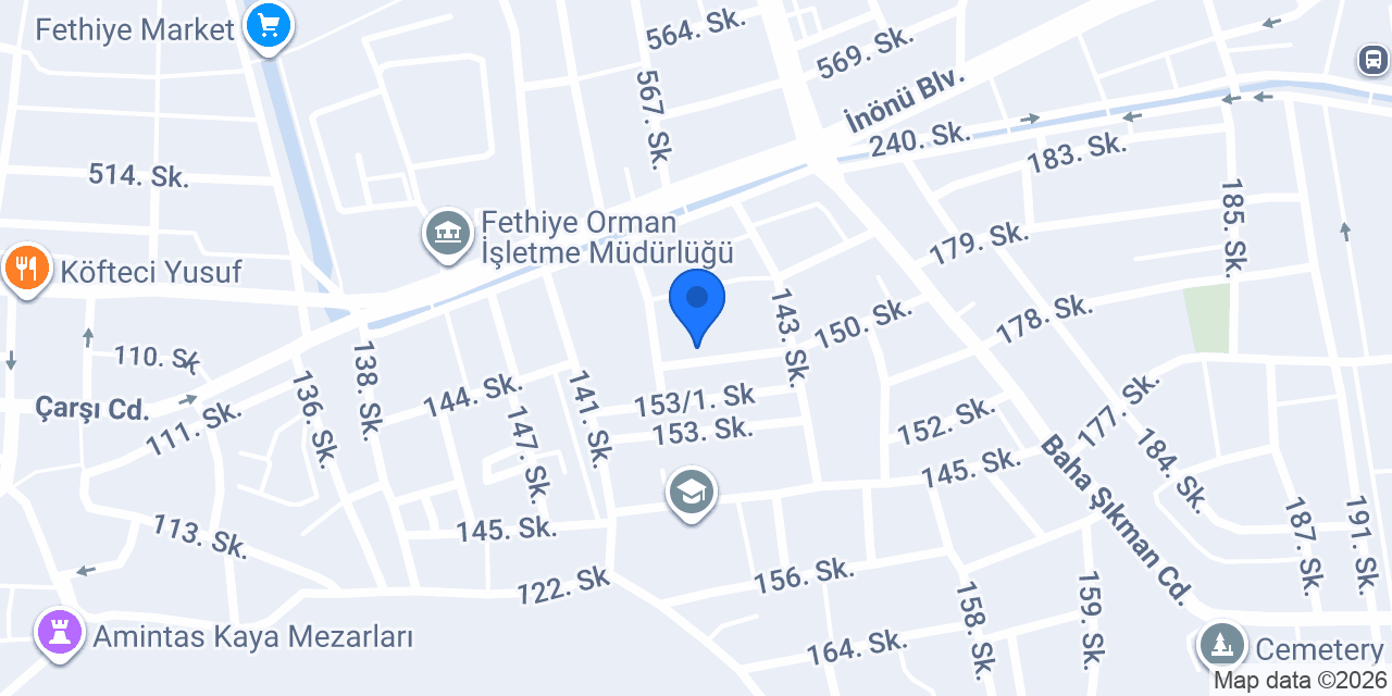 Onur Pansiyon konumu