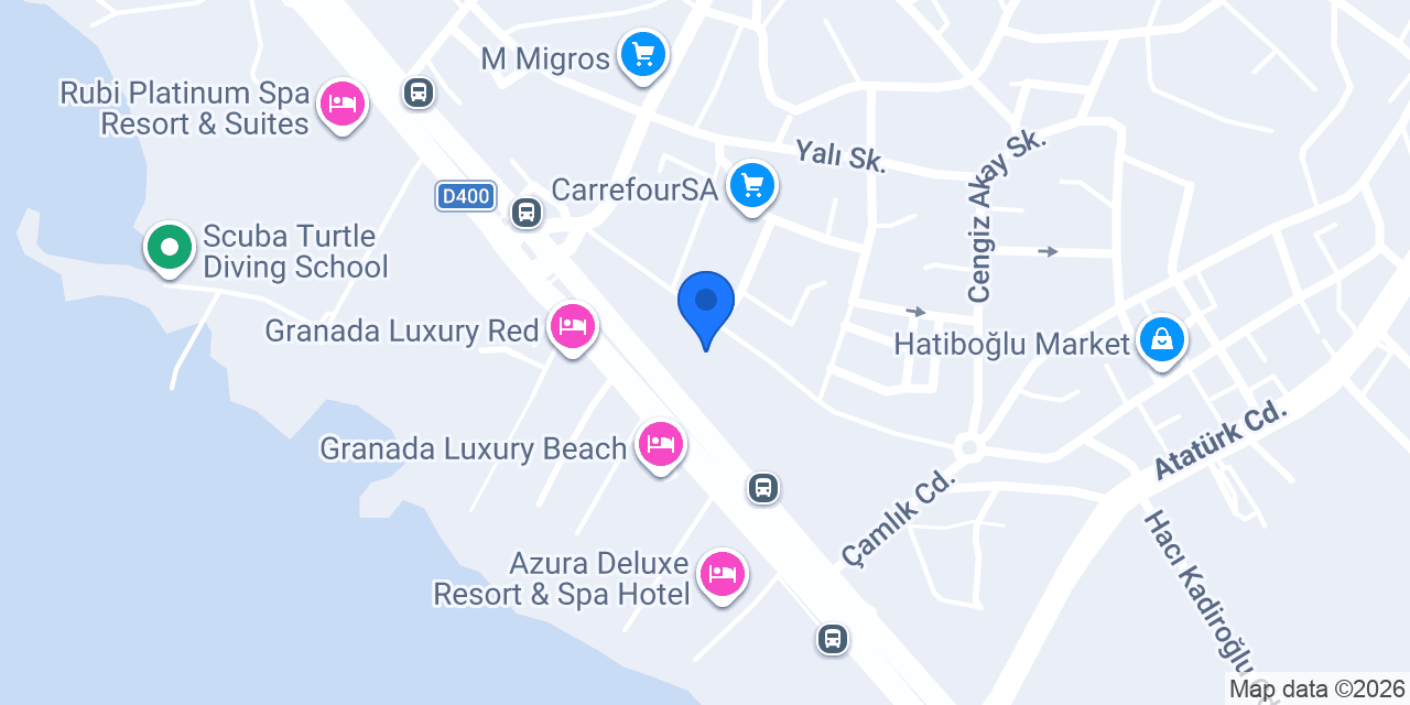 Beren Rent A Car konumu