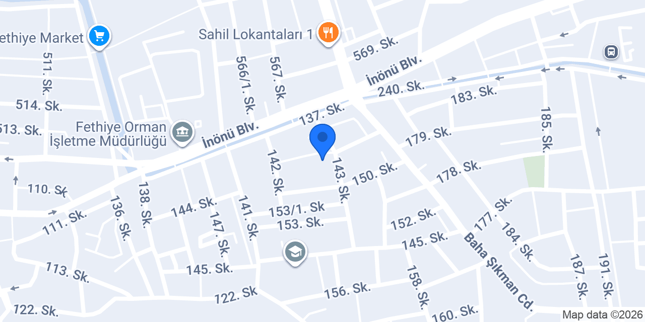 Fethiye Final Okulları konumu
