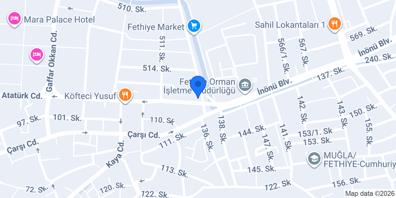 Fethiye Egemen Sigorta konumu