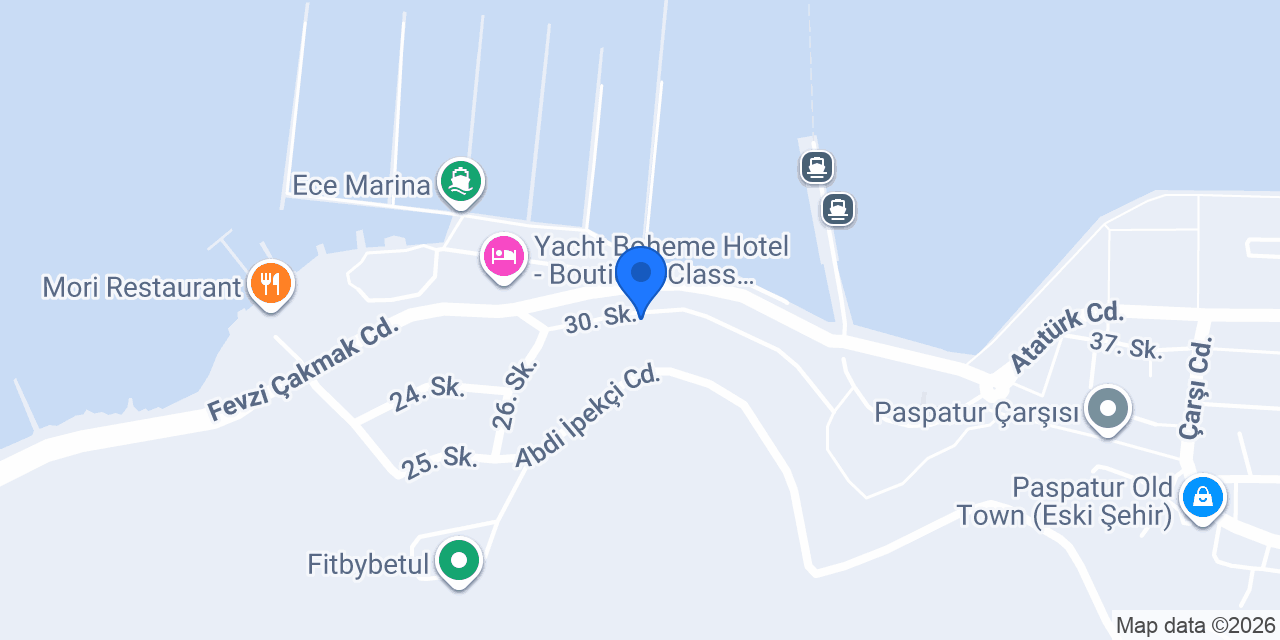 Tan Pansiyon Fethiye konumu