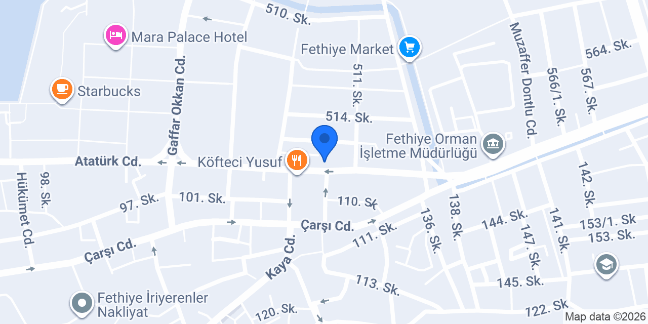 Hotel Feryıl Merkez konumu
