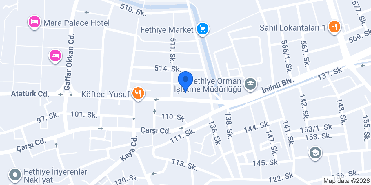 Fethiye Limit Özel Öğretim Kursu konumu