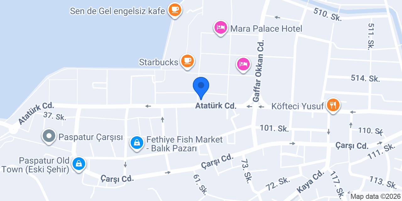 DenizBank Fethiye Şubesi konumu