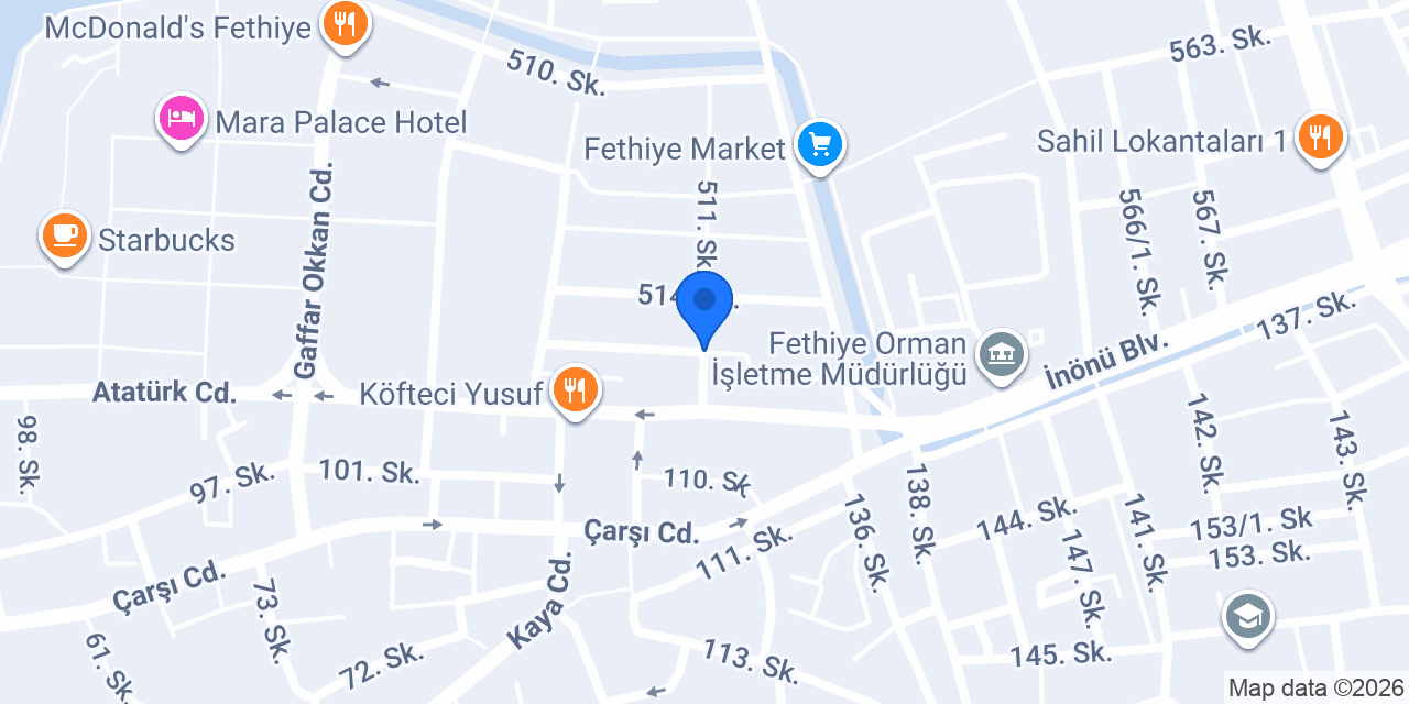 FETHİYE DONE konumu