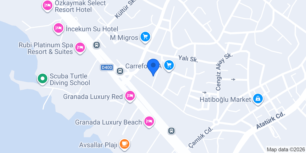 Lalegül Eczanesi avsallar konumu