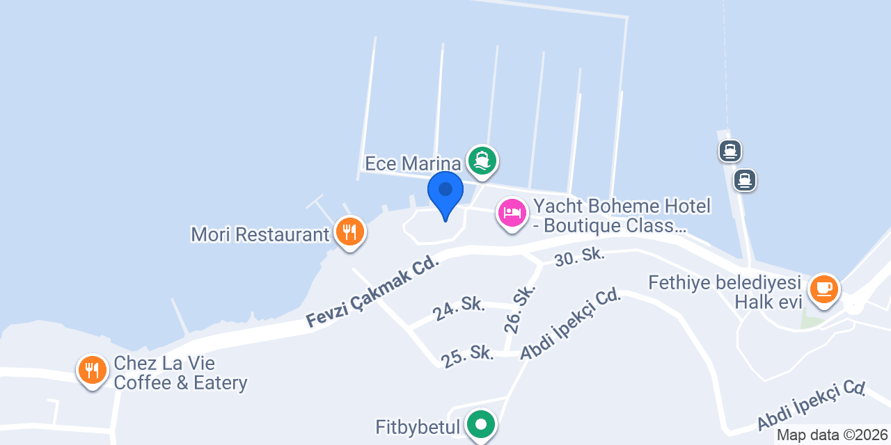 Girida Port konumu