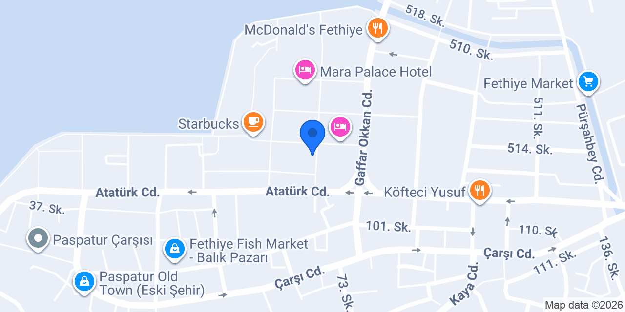 Diş Hekimi Afra Mürvet Gökçöl konumu