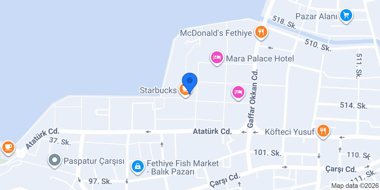 Bakku Coffee Fethiye konumu
