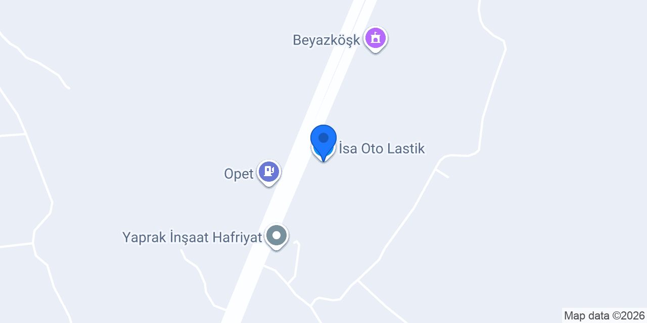 İsa Oto Lastik konumu