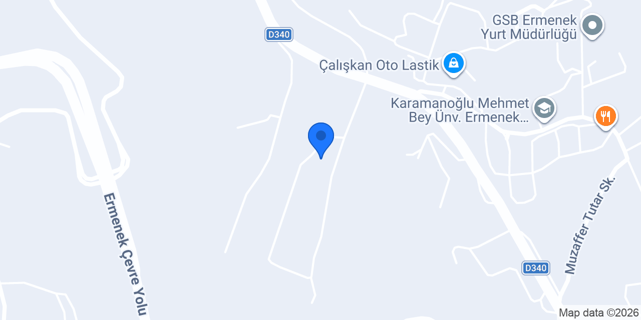 KONUK EVİ ERMENEK BELEDİYESİ konumu