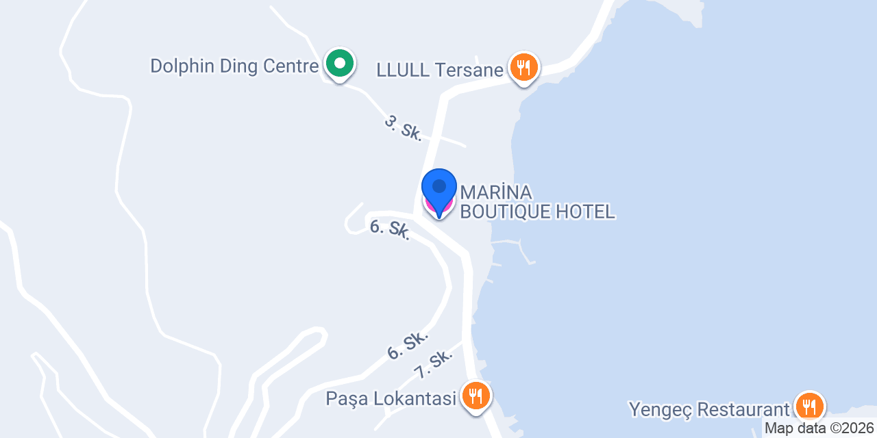 MARİNA BOUTIQUE HOTEL konumu