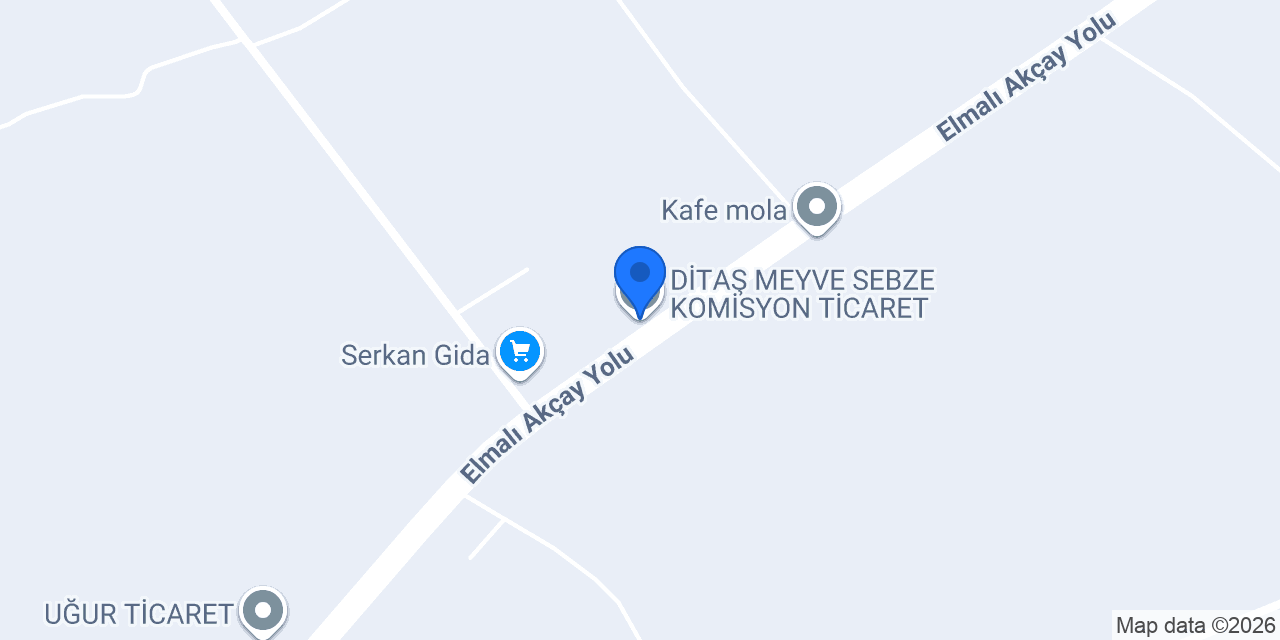 DİTAŞ MEYVE SEBZE KOMİSYON TİCARET konumu