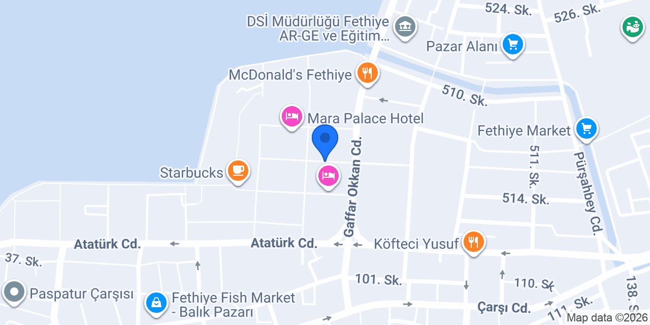Lavmacun Fethiye konumu