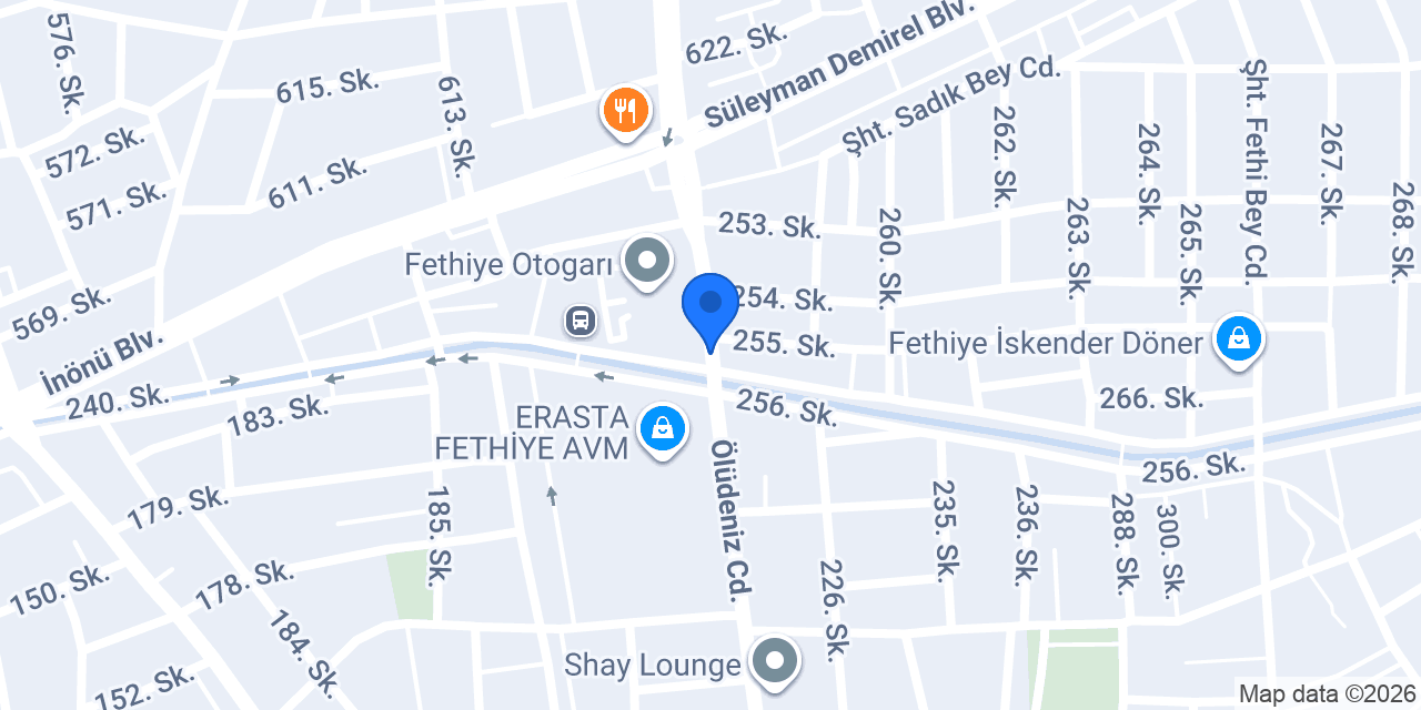 Fethiye Birey Kurs Merkezi konumu