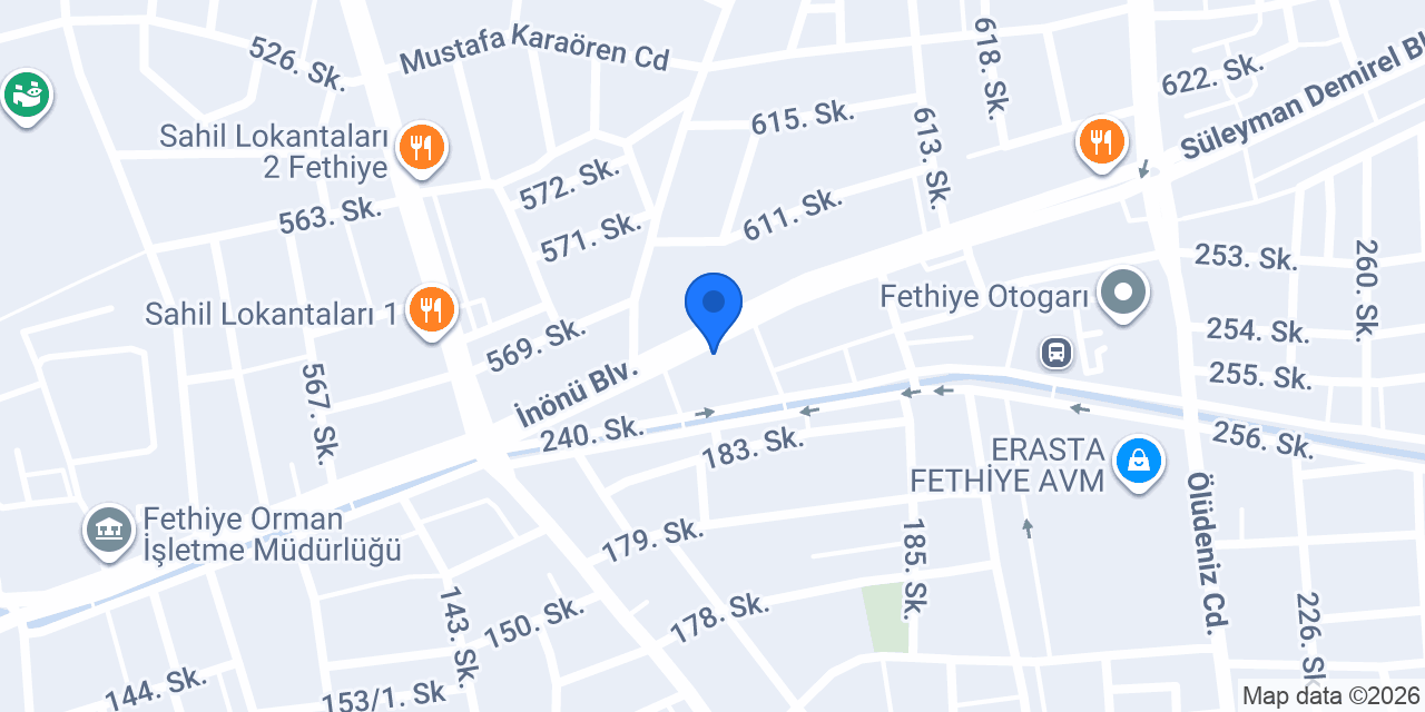 FETHİYE MOBİLYA DÖŞEME konumu
