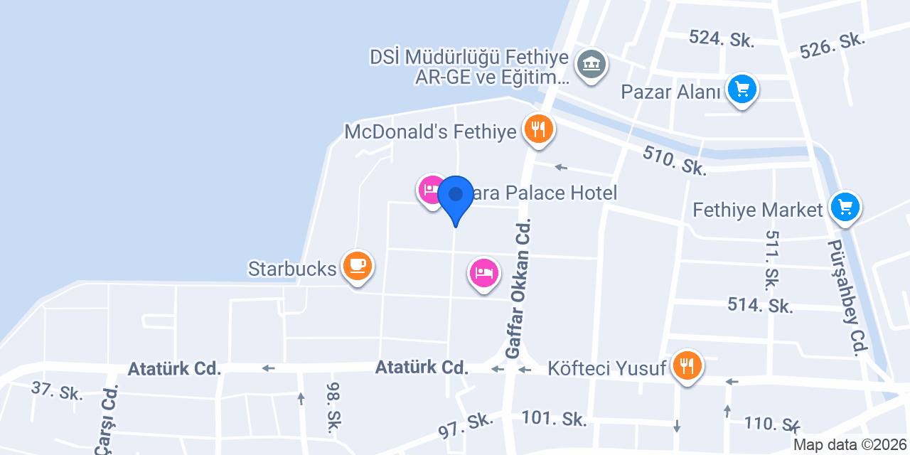 Akşam Simit Sarayı konumu