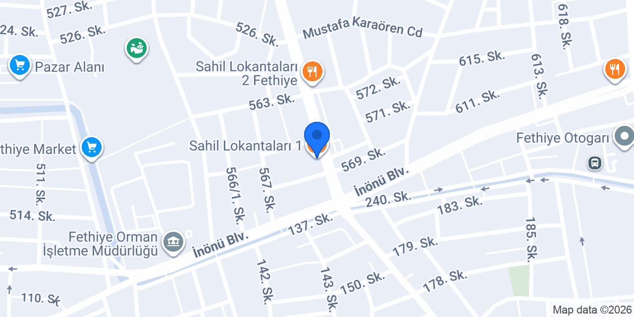 Sahil Lokantaları 1 konumu