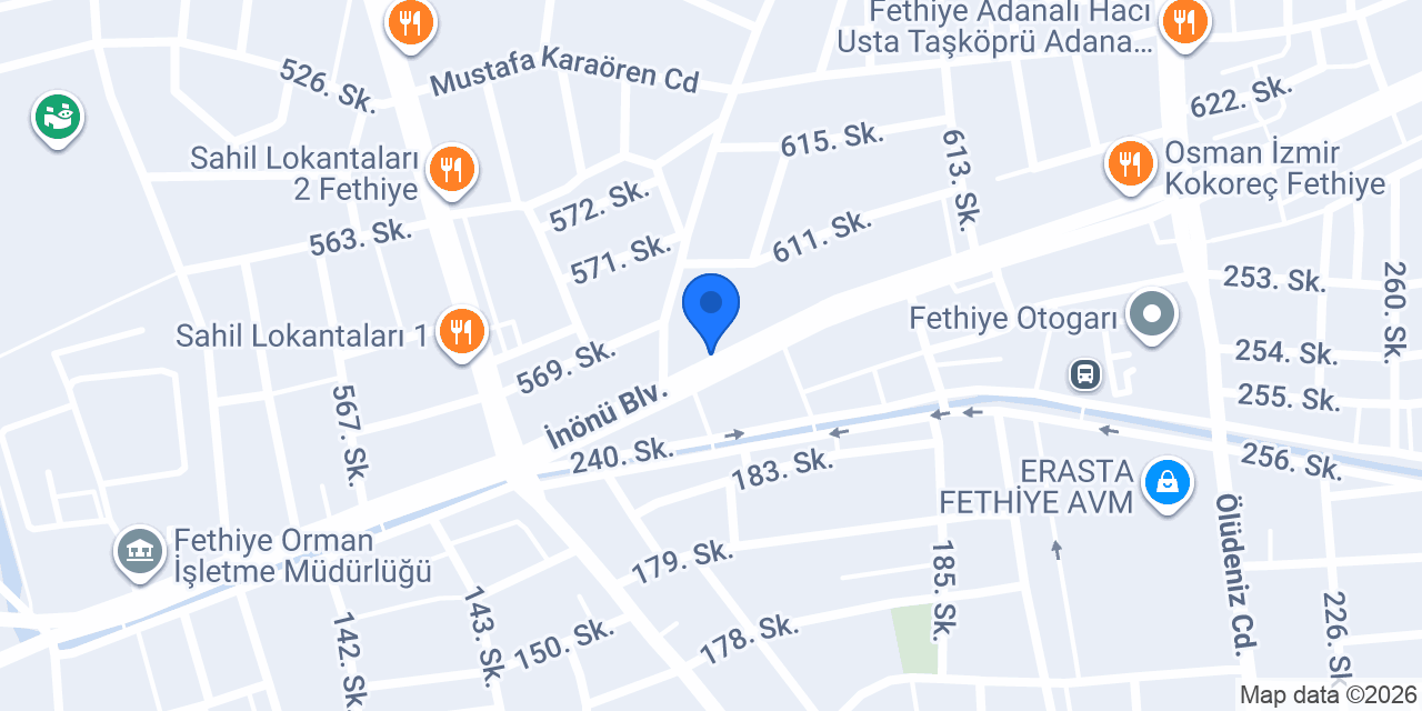 İnci Çiçekçilik konumu