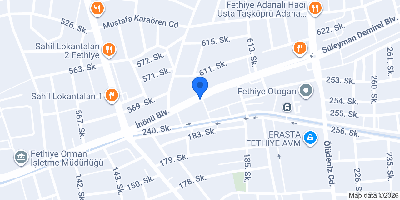 Fethiye Elektronik konumu