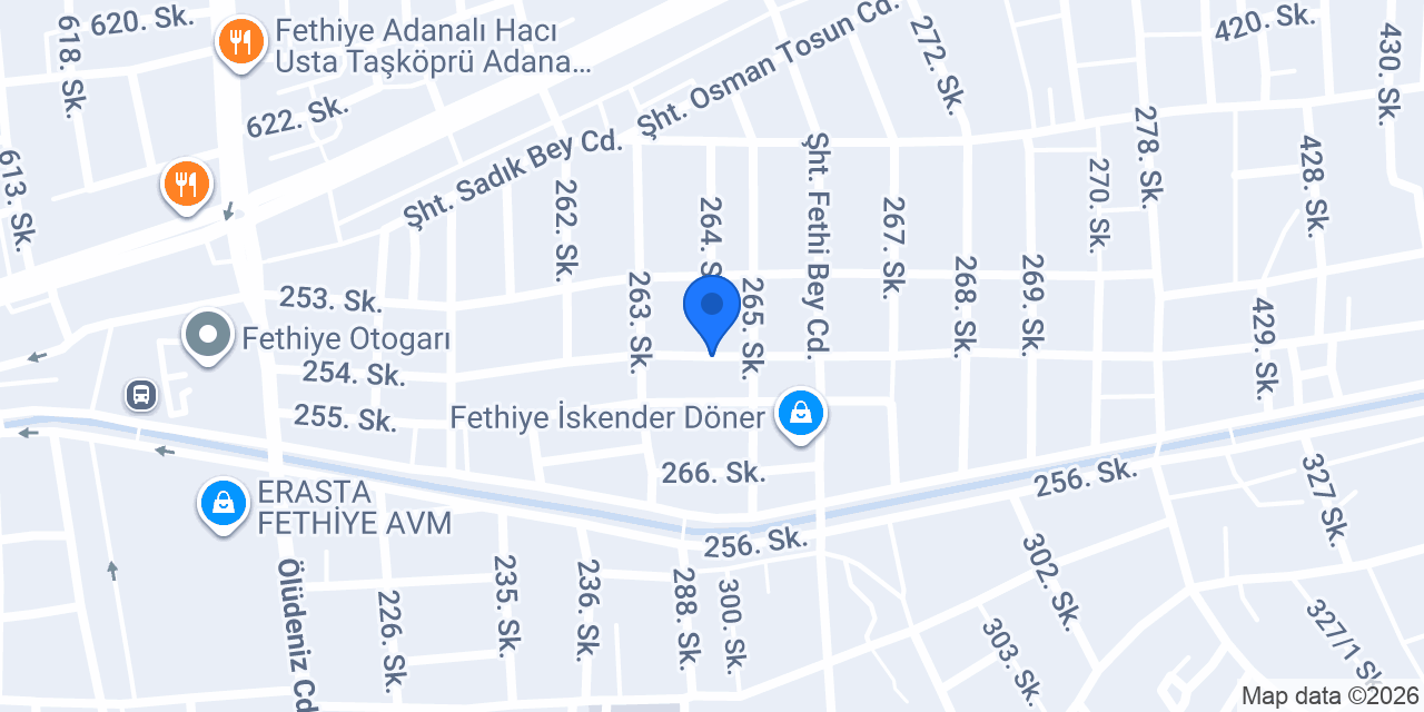Karabacaklar Oto Yedek Parça konumu