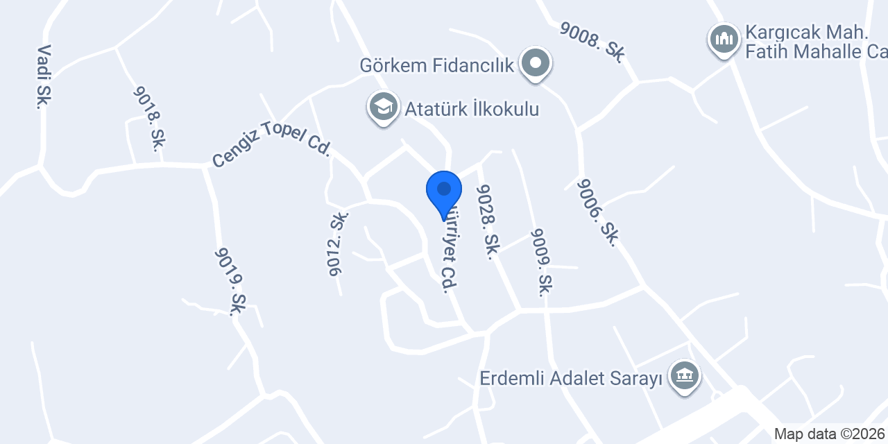 Ak Opel Oto Servis konumu