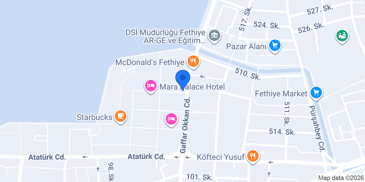 Fethiye Gözleme Kafe konumu