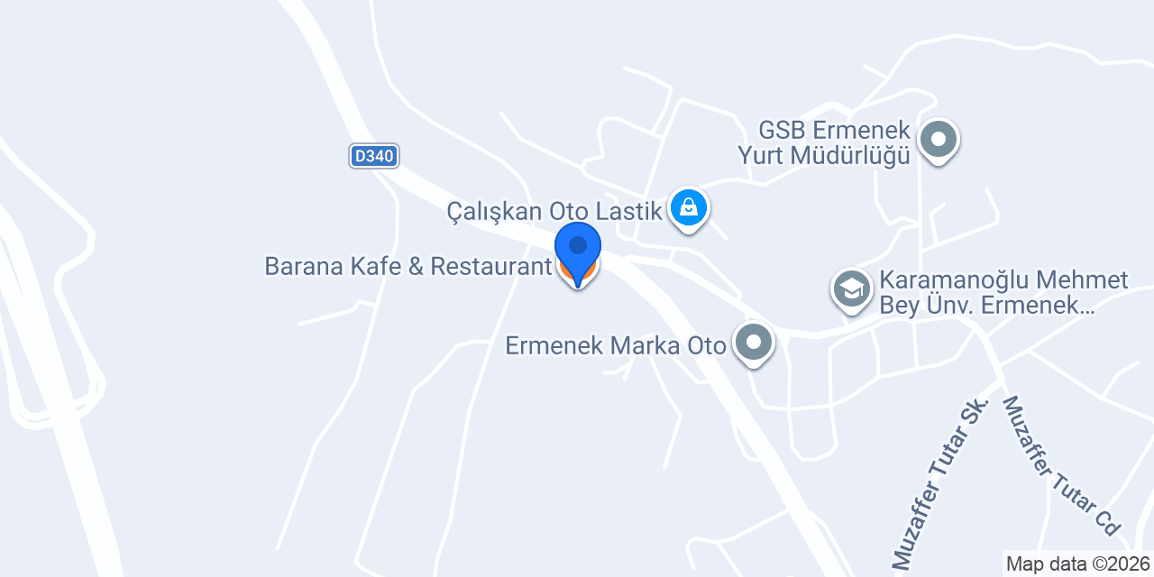 Barana Kafe & Restaurant konumu