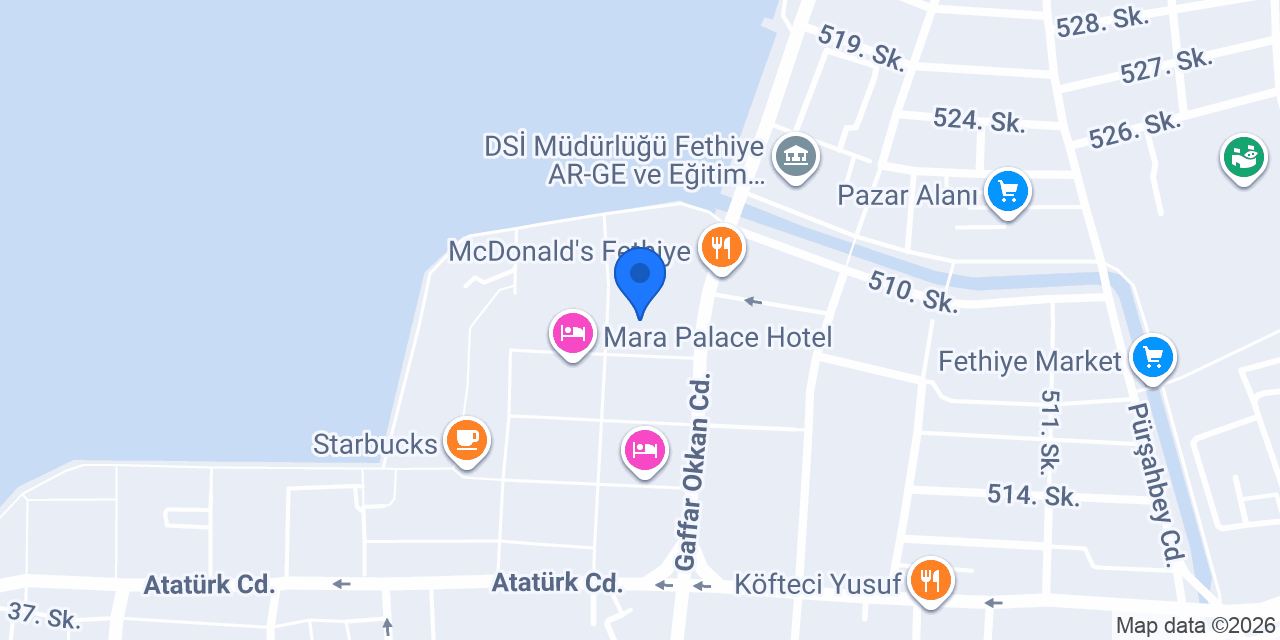 Fethiye Devlet Hastanesi Toplum Ruh Sağlığı Merkezi konumu