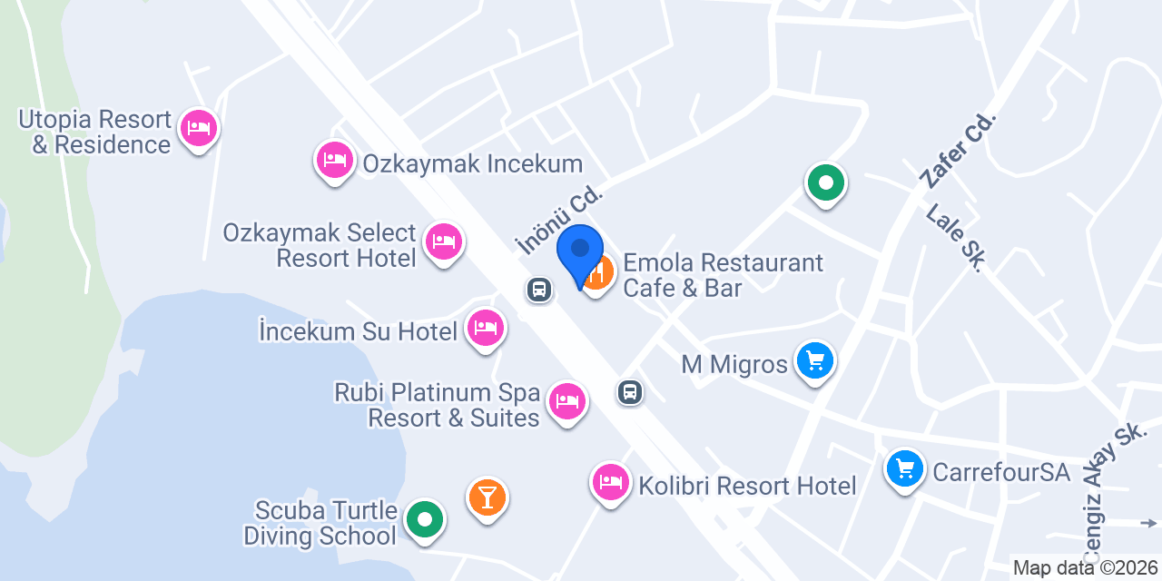 YUCESAN SUİT OTEL konumu