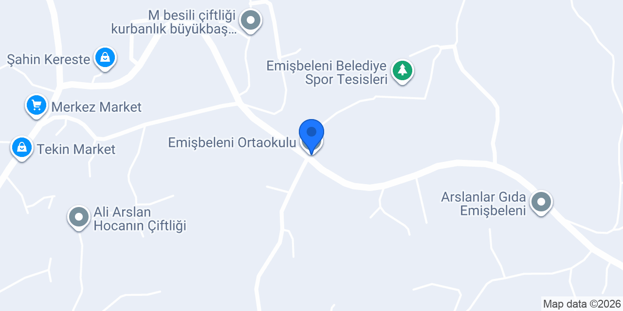 Emişbeleni Ortaokulu konumu