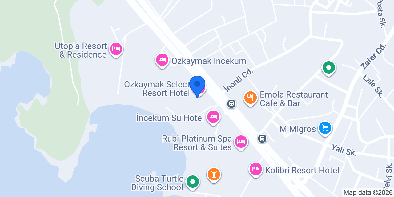 Ozkaymak Select Resort Hotel konumu
