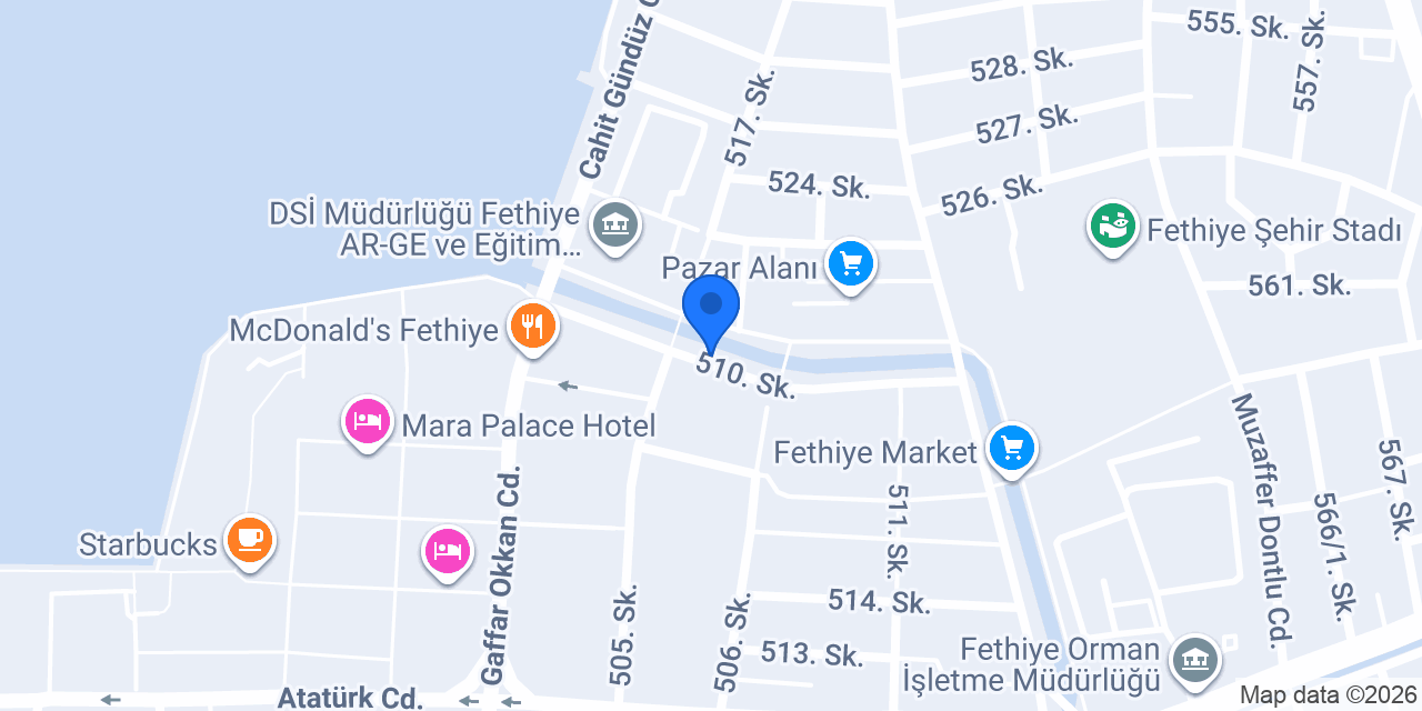 Fethiyem Balık Ekmek konumu
