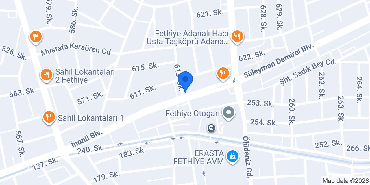 Fethiye Netmar konumu