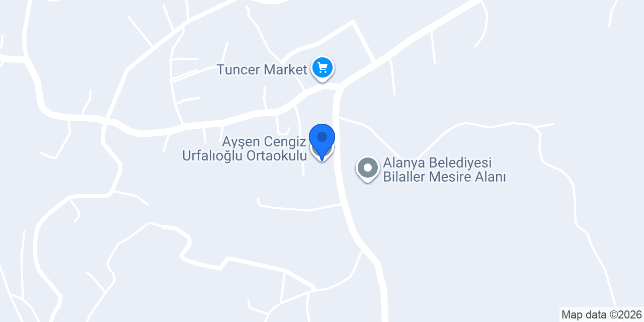 Ayşen Cengiz Urfalıoğlu Ortaokulu konumu