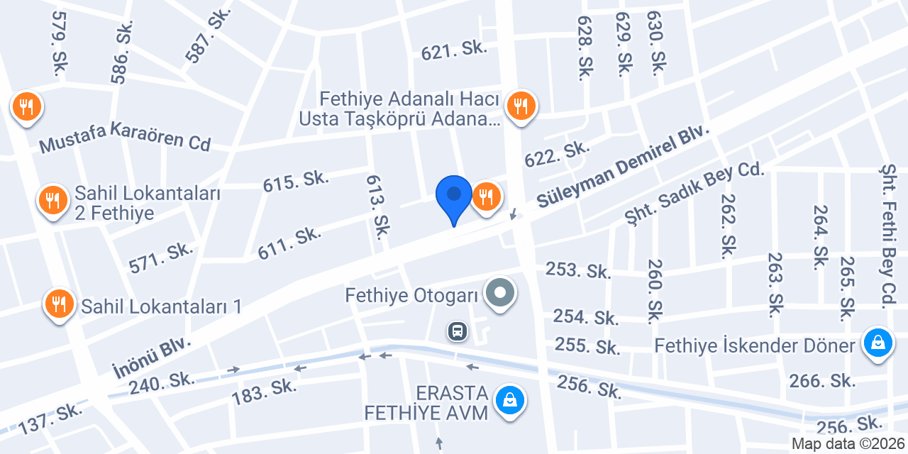 TOSTCU ALİ FETHİYE konumu
