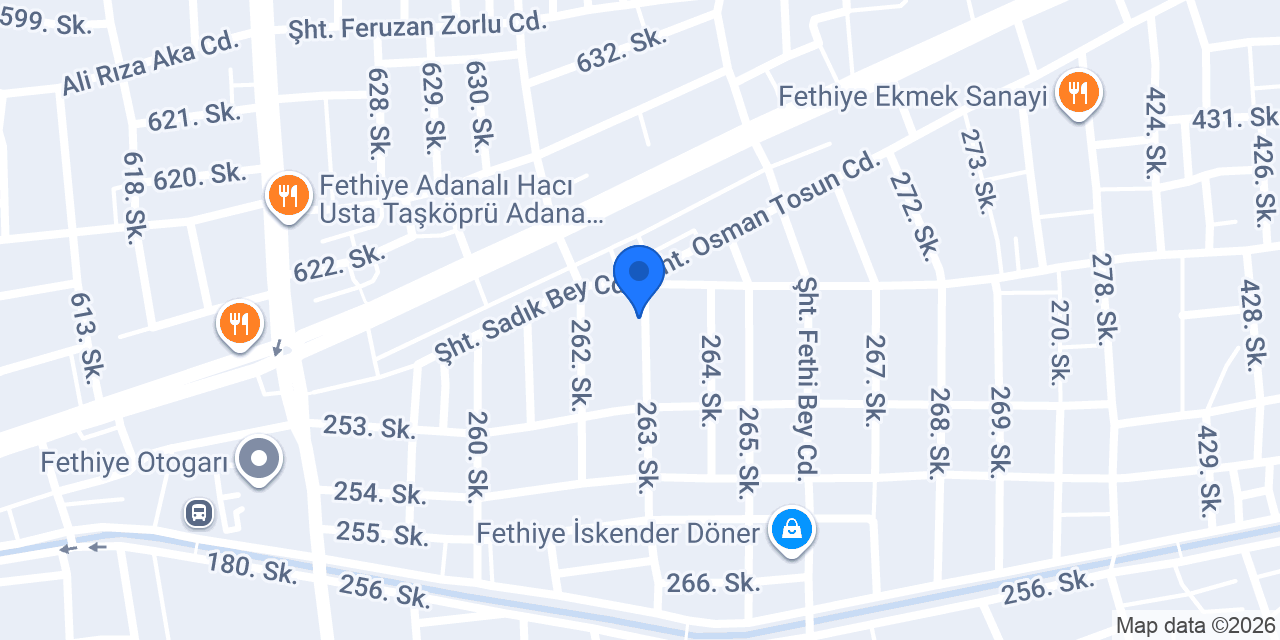 Fethiye Oto Döşeme konumu