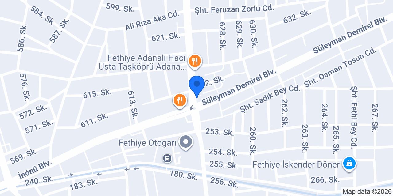Fethiye Eklercisi konumu