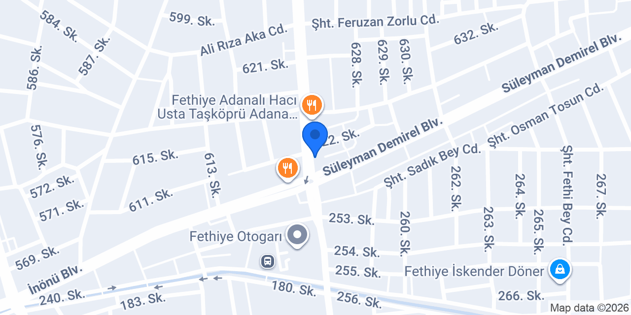 Fethiye Dondurmacısı Muğla Makası Şubesi konumu