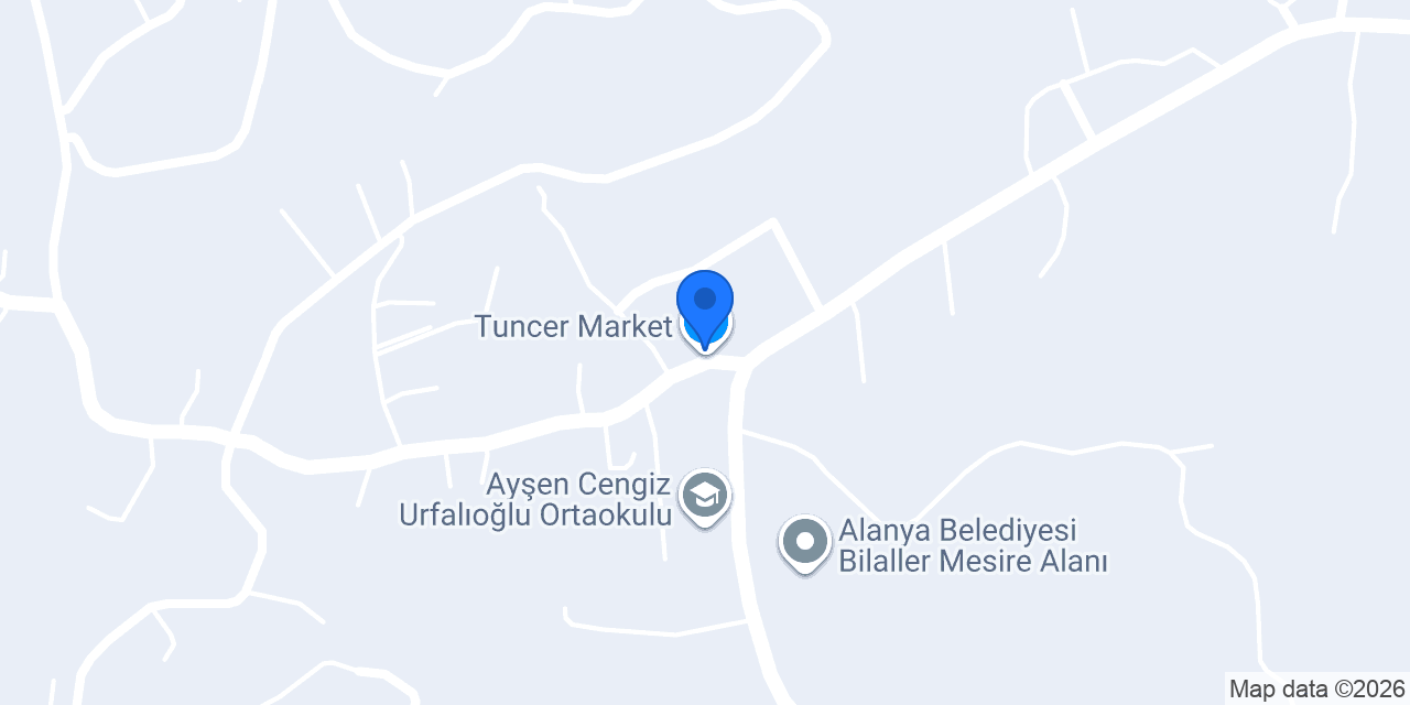 Tuncer Market konumu