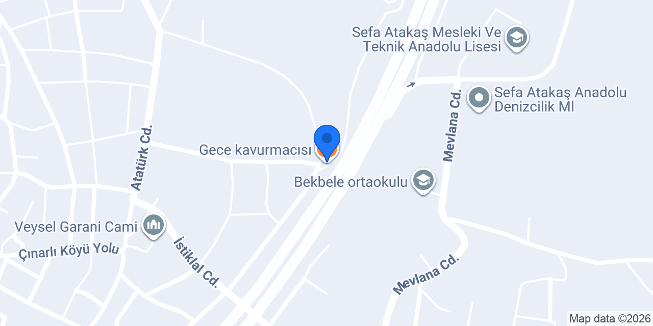 Gece kavurmacısı konumu