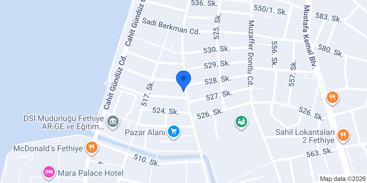 Esse Kuaför Fethiye konumu