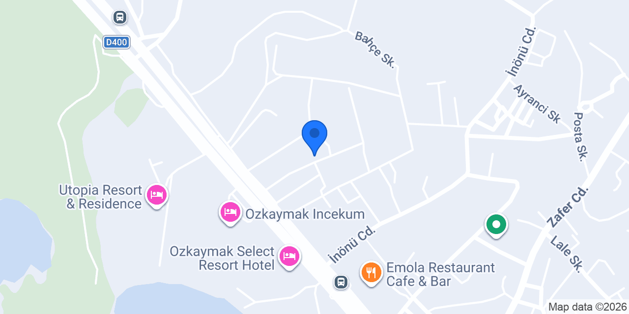 Kubbe Yıldız pansiyon konumu
