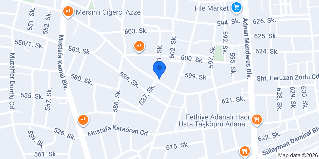 Pandora Psikoloji Merkezi konumu