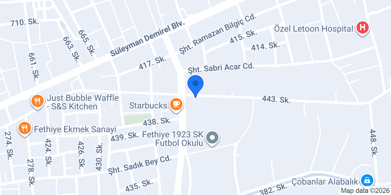 Otağ Kamp Alanı konumu