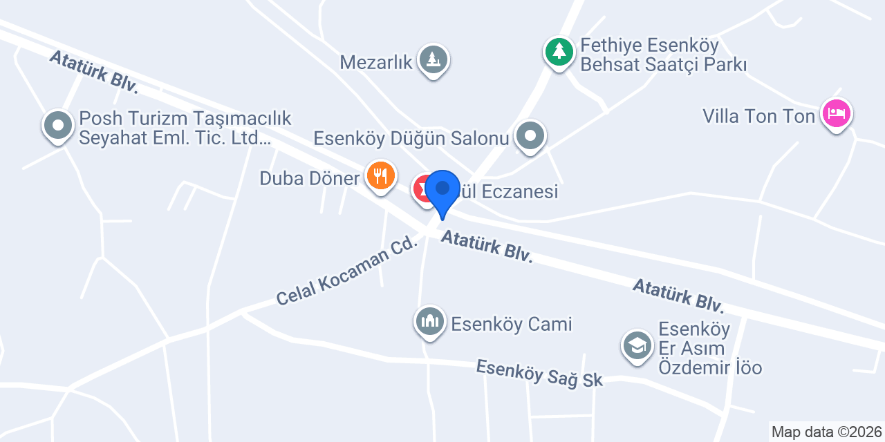 Esenköy Defne Eczanesi konumu