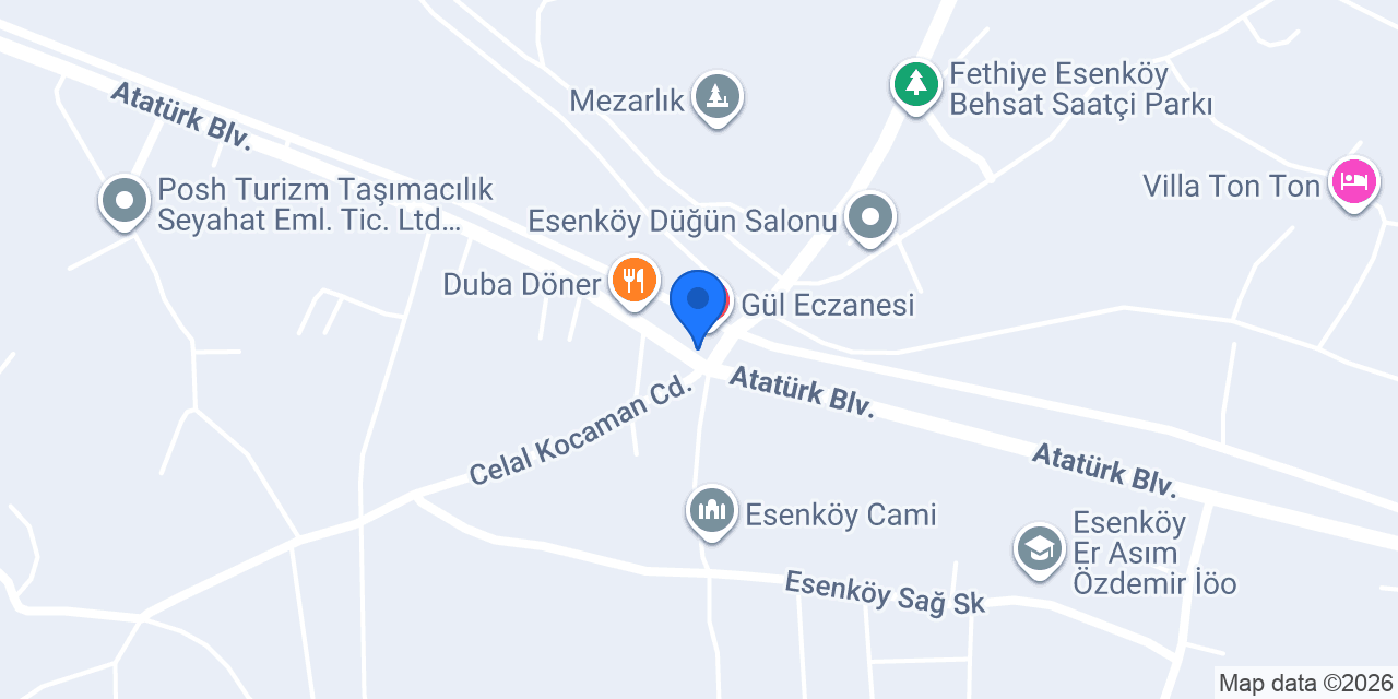 Güleryüz Erkek kuaförü konumu