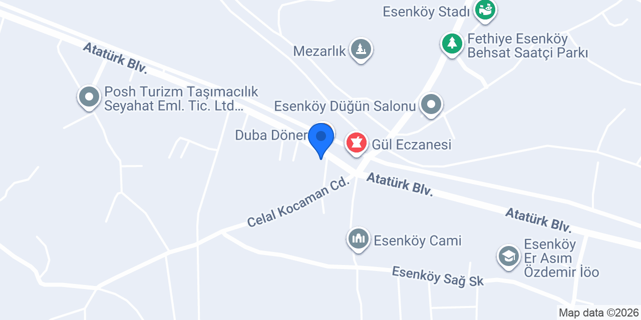 Aydınoğlu Yufka & Unlu Mamülleri konumu